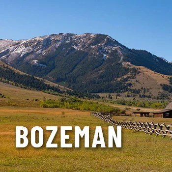 Private jet charter to Bozeman, Montana