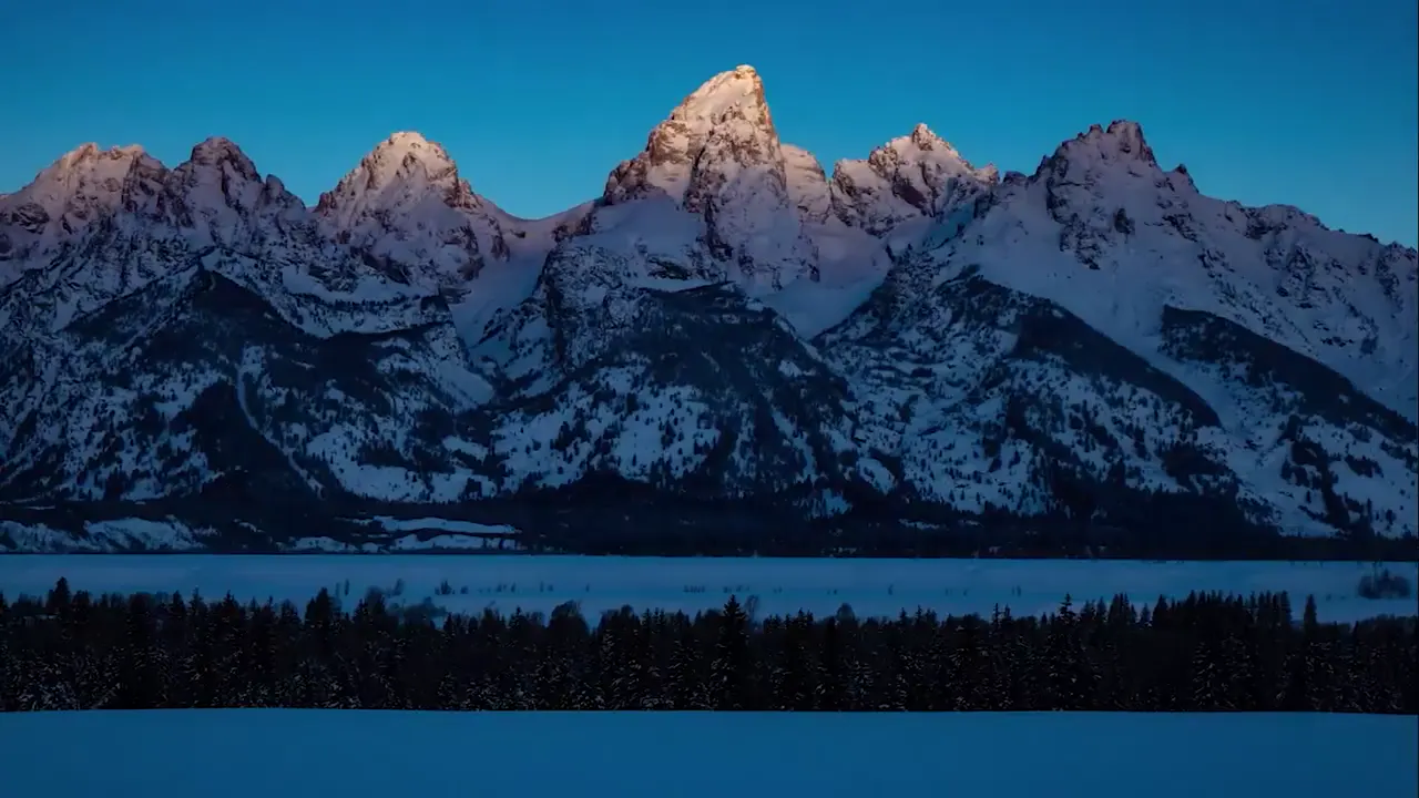 Sunrise on the Teton Range